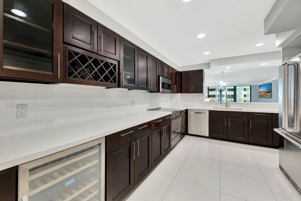 Interior, Kitchen, Recessed Lighting, Stainless Steel Appliances