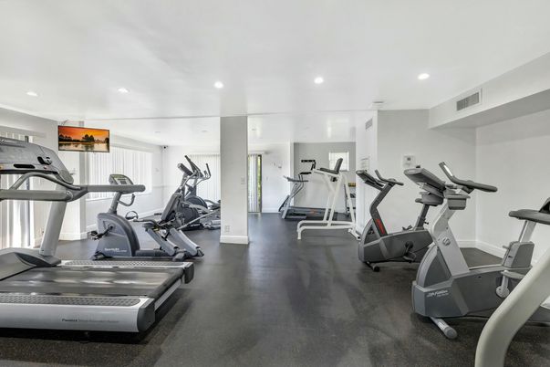 Fitness Equipment, Gym, Interior, Recessed Lighting
