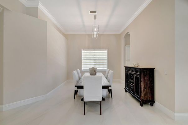 Dining room, Interior, Pendant Lights