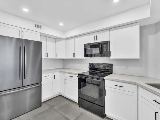 Interior, Kitchen, Recessed Lighting, Stainless Steel Appliances