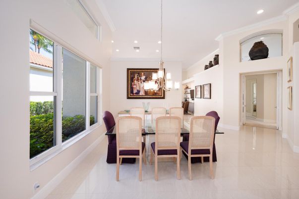 Chandelier, Dining room, Interior, Recessed Lighting