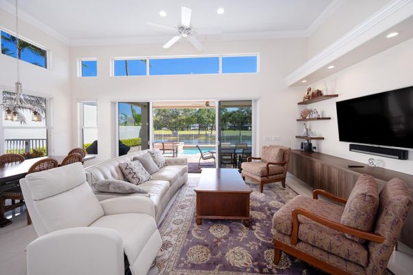 Interior, Living room, Recessed Lighting