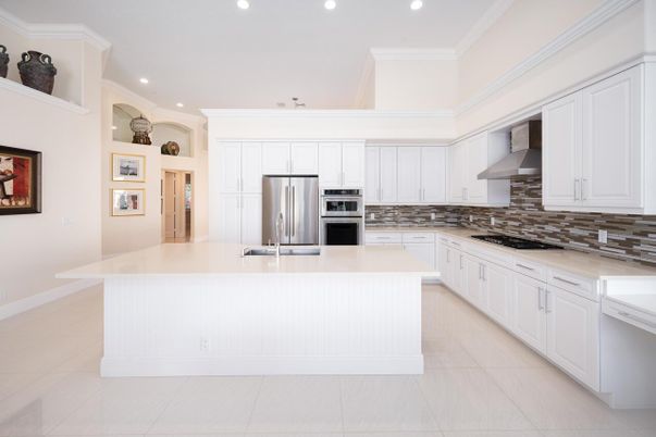 Interior, Kitchen, Recessed Lighting, Stainless Steel Appliances