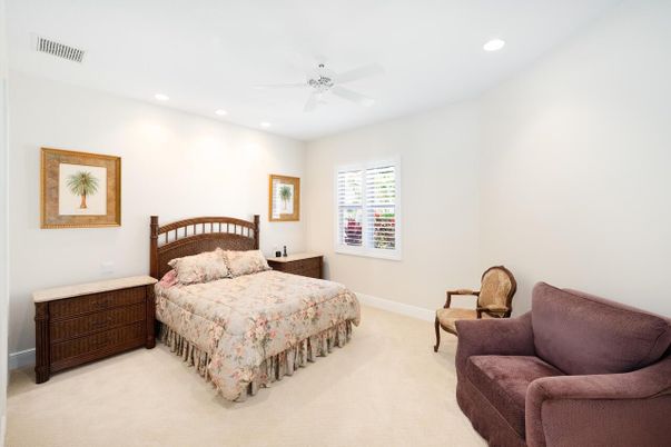 Bedroom, Interior, Recessed Lighting