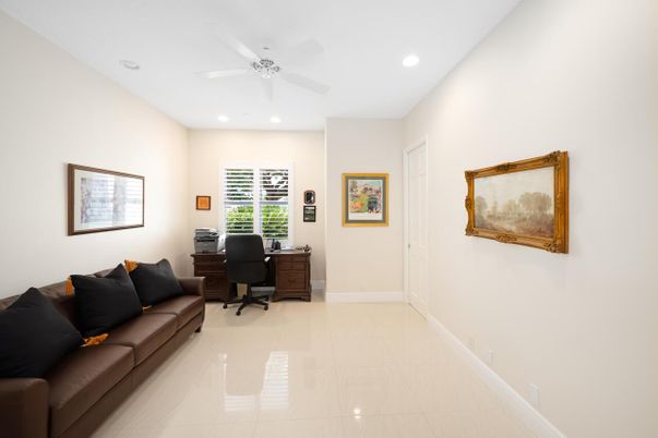 Home Office, Interior, Recessed Lighting