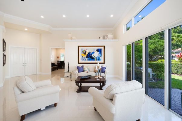 Interior, Living room, Recessed Lighting