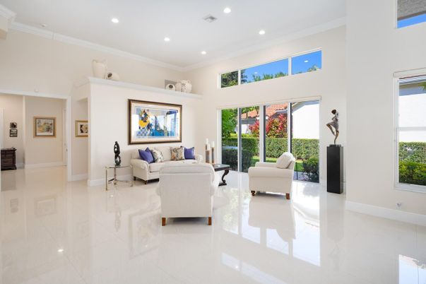 Interior, Living room, Recessed Lighting