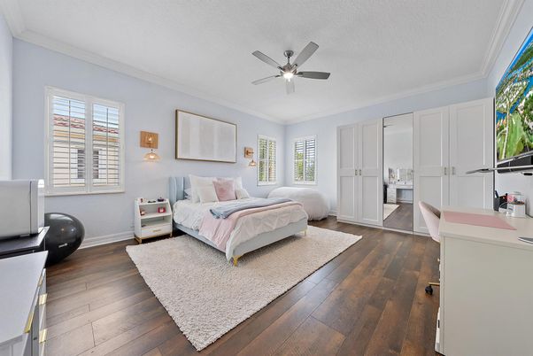 Bedroom, Interior, Wood Texture Flooring