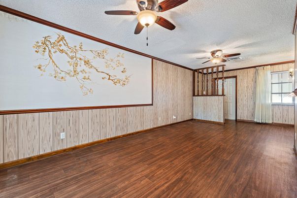 Empty room, Interior, Wood Texture Flooring