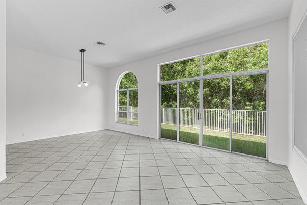 Empty room, Interior, Pendant Lights