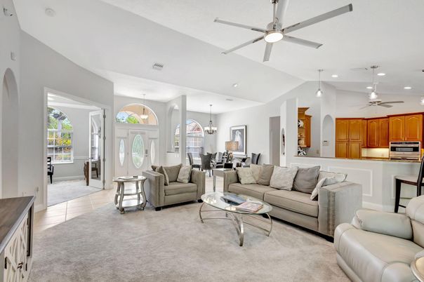 Dining room, Interior, Kitchen, Living room, Pendant Lights, Recessed Lighting