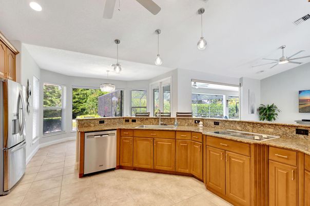 Interior, Kitchen, Pendant Lights, Recessed Lighting