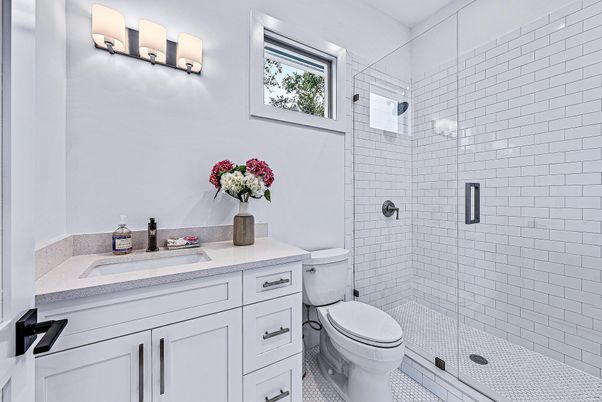 Bathroom, Glass Shower, Interior