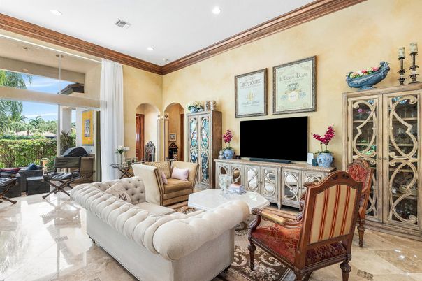 Interior, Living room, Recessed Lighting