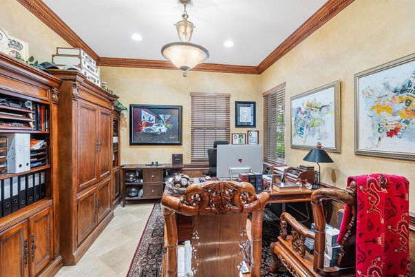 Home Office, Interior, Pendant Lights, Recessed Lighting