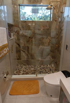 Bathroom, Glass Shower, Interior