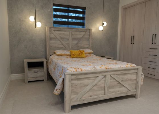 Bedroom, Interior, Pendant Lights