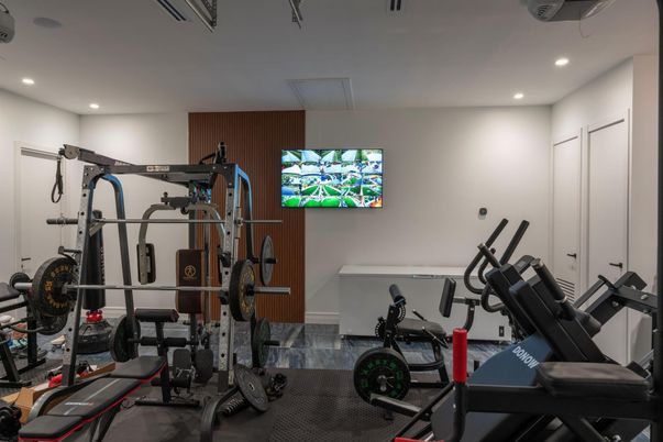Fitness Equipment, Interior, Recessed Lighting