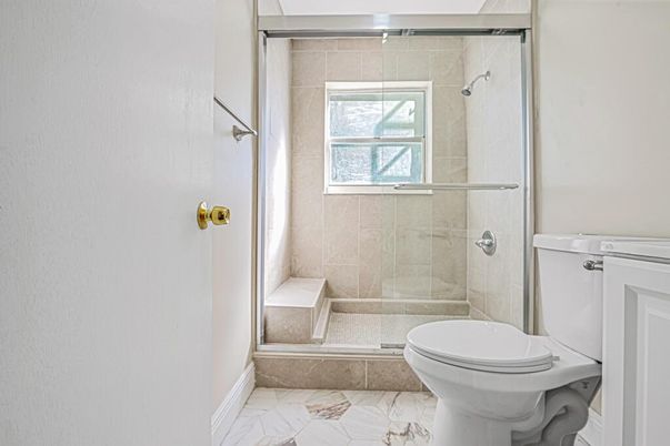 Bathroom, Glass Shower, Interior, Marble, Marble Walls