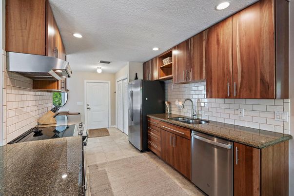 Interior, Kitchen, Recessed Lighting, Stainless Steel Appliances