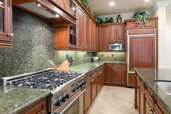 Interior, Kitchen, Recessed Lighting, Stainless Steel Appliances