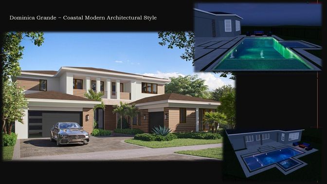 Attached, Exterior, Facade, Modern