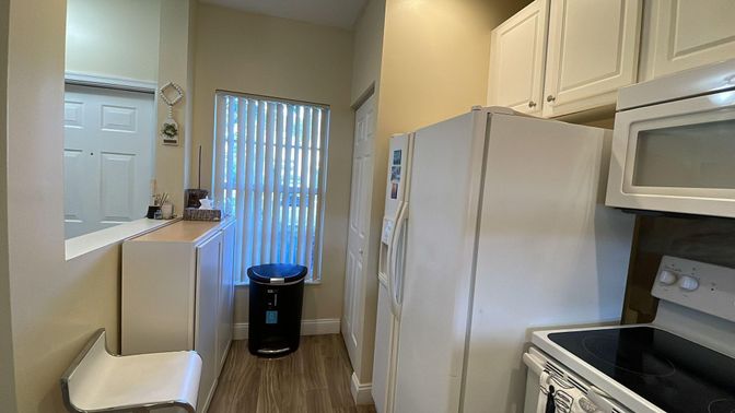 Interior, Kitchen, Wood Texture Flooring
