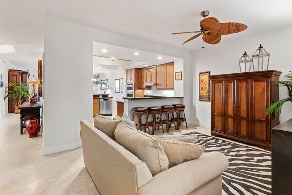 Interior, Kitchen, Living room, Recessed Lighting, Stainless Steel Appliances