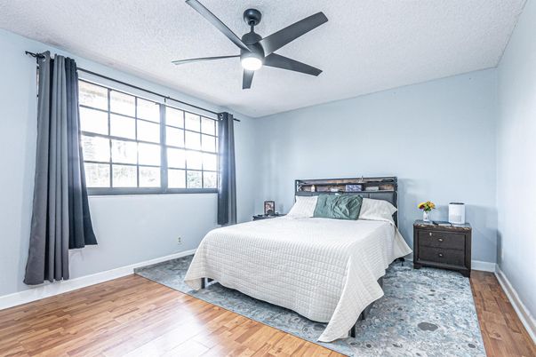 Bedroom, Interior, Wood Texture Flooring
