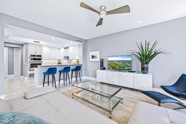 Interior, Kitchen, Living room, Recessed Lighting, Stainless Steel Appliances