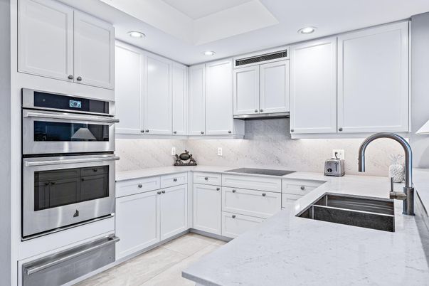 Interior, Kitchen, Recessed Lighting, Stainless Steel Appliances