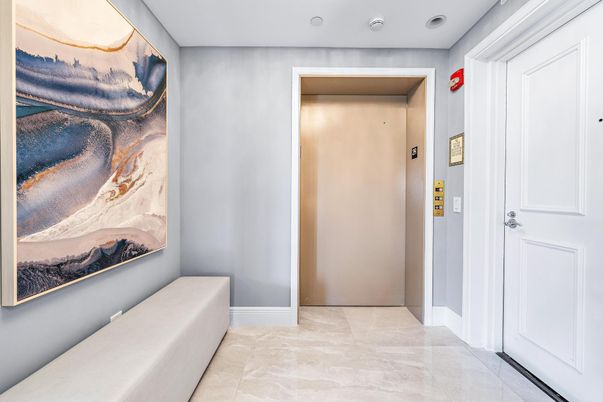 Elevator, Interior, Recessed Lighting