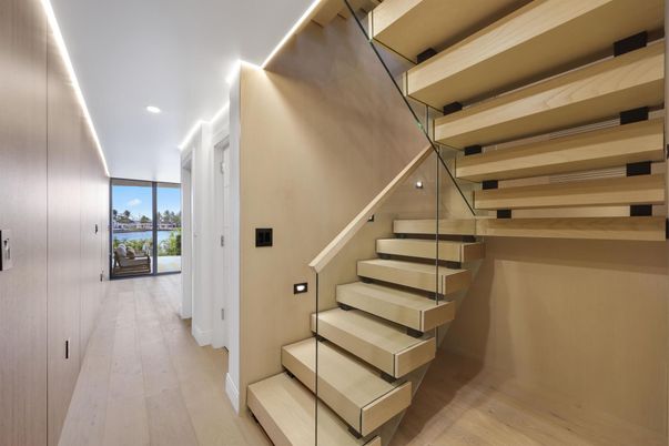 Interior, Recessed Lighting, Wood Texture Flooring