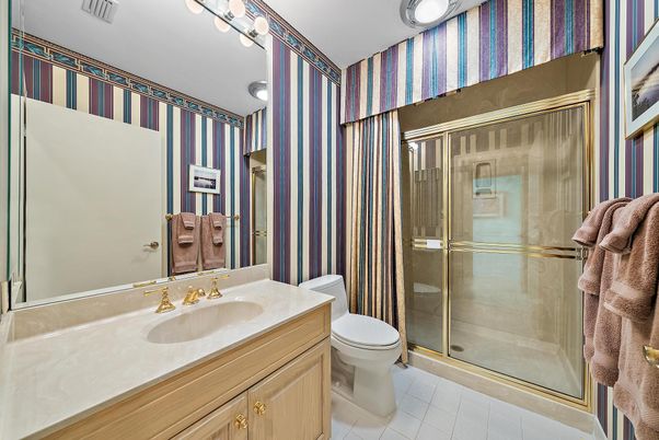 Bathroom, Glass Shower, Interior