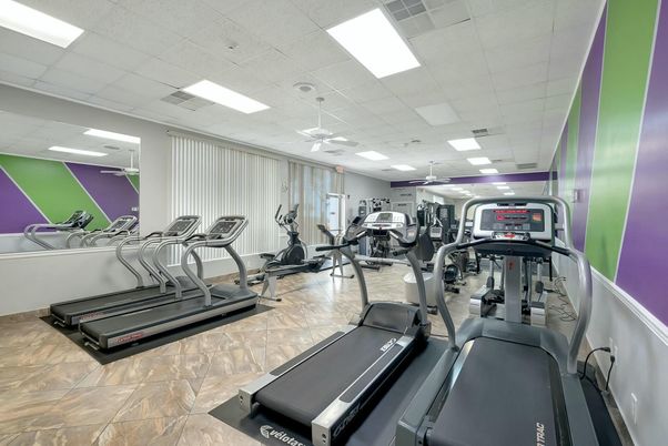 Fitness Equipment, Gym, Interior, Recessed Lighting