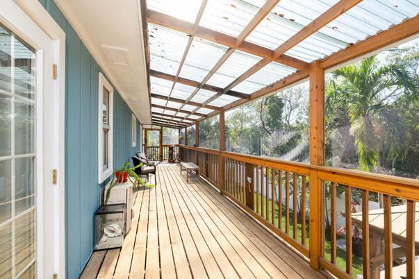 Interior, Sun Room, Wood Texture Flooring