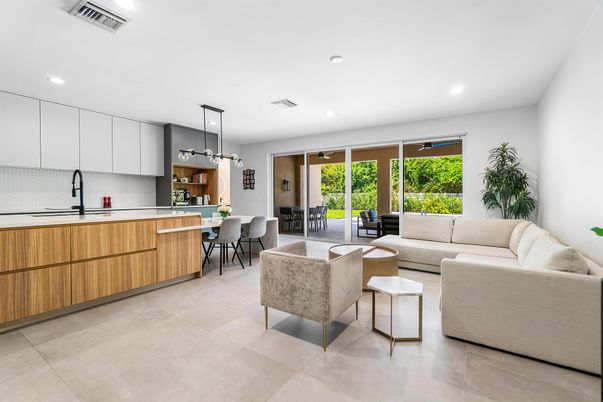 Dining room, Interior, Kitchen, Living room, Pendant Lights, Recessed Lighting