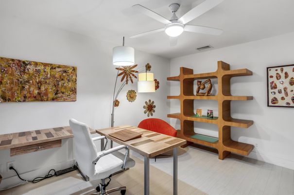 Home Office, Interior, Wood Texture Flooring
