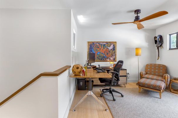 Home Office, Interior, Wood Texture Flooring