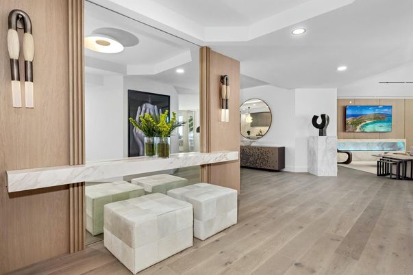 Interior, Pendant Lights, Recessed Lighting, Wood Texture Flooring