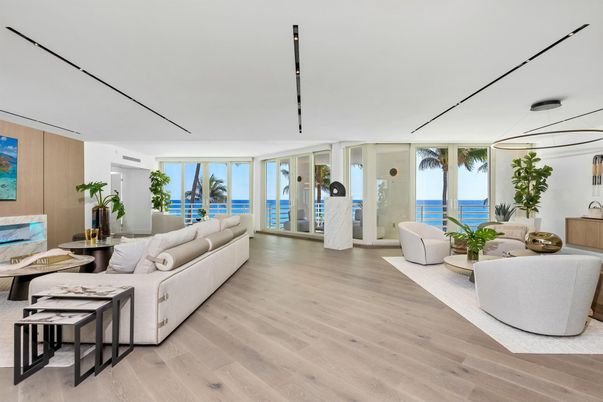 Interior, Living room, Pendant Lights, Water, Wood Texture Flooring, Wooden Walls