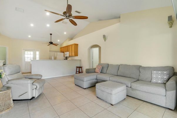 Interior, Kitchen, Living room, Recessed Lighting