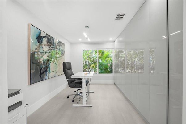 Home Office, Interior, Recessed Lighting