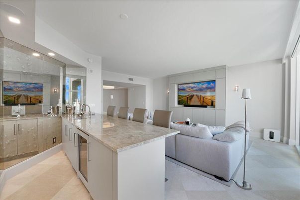 Interior, Kitchen, Living room, Recessed Lighting
