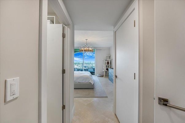 Bedroom, Chandelier, Interior