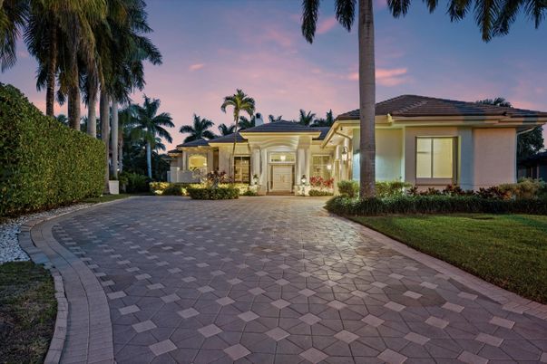 Backyard, Exterior, Facade, Mediterranean