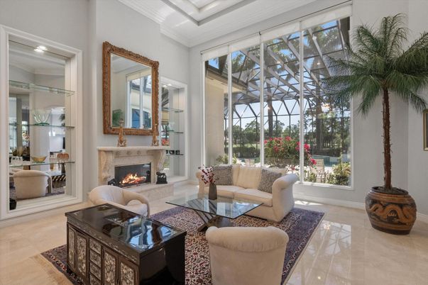 Fireplace, Interior, Living room, Recessed Lighting