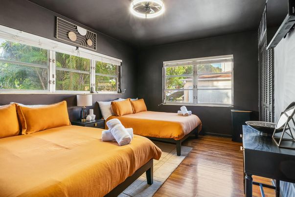Bedroom, Interior, Wood Texture Flooring