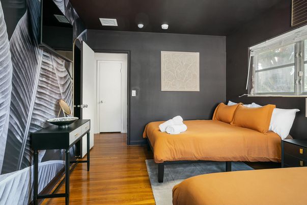 Bedroom, Interior, Wood Texture Flooring