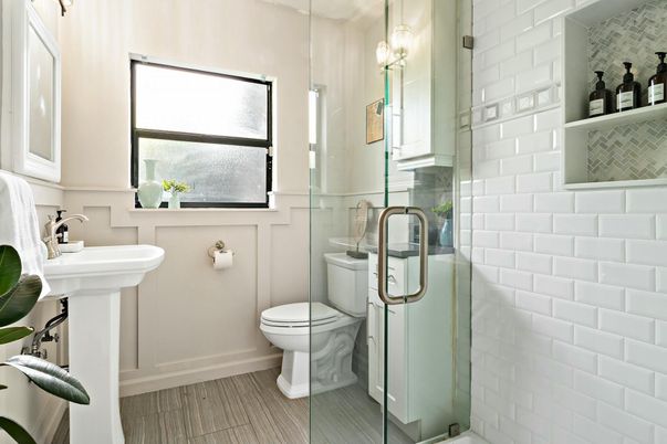 Bathroom, Glass Shower, Interior